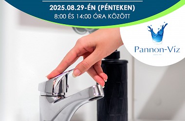 IVÓVÍZELLÁTÁS SZÜNETEL: Győrben a Bajcsy-Zsilinszky úton